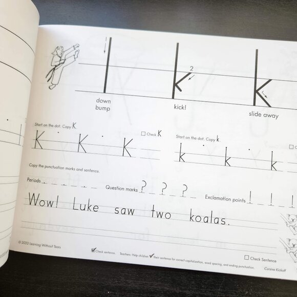 NEW Handwriting Without Tears Cursive Kickoff Student Workbook Writing English - Picture 12 of 16